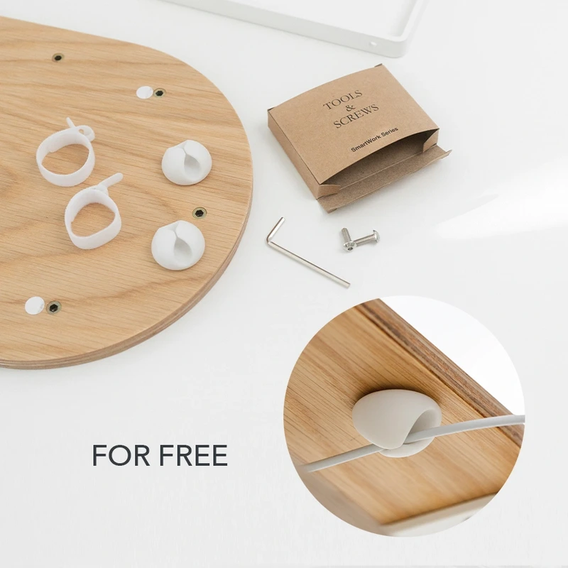 Desk Bundle Dual Gross Eiche