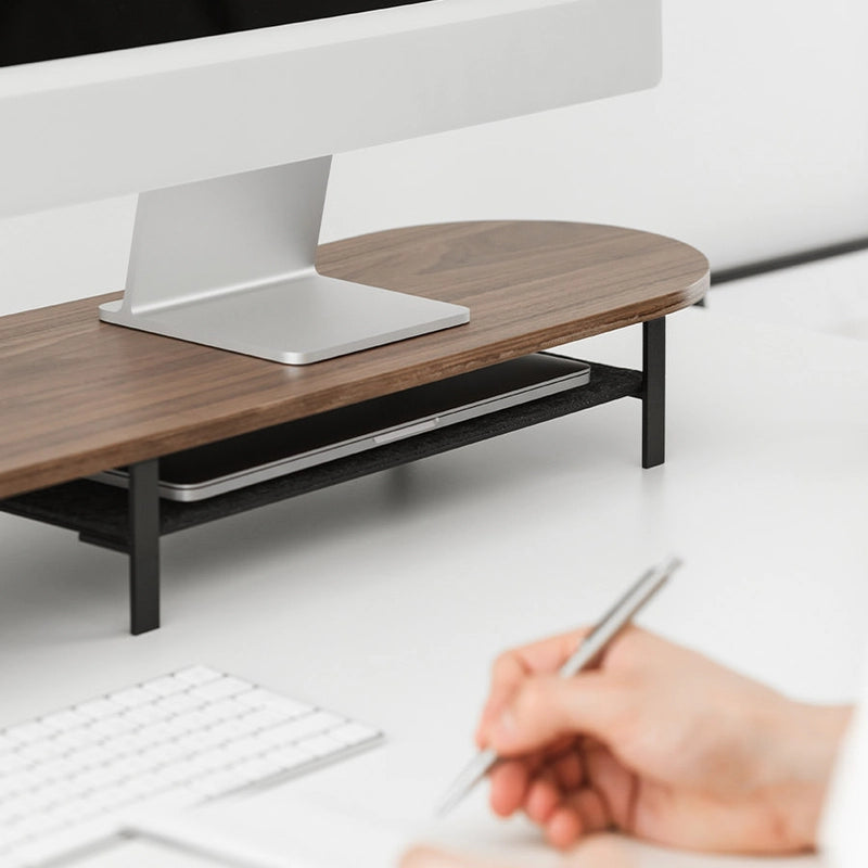 Desk Bundle Dual Gross Walnuss