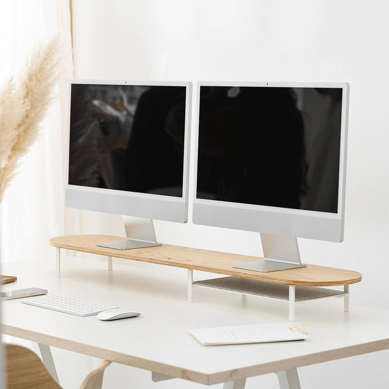 Desk Bundle Small Dual Eiche