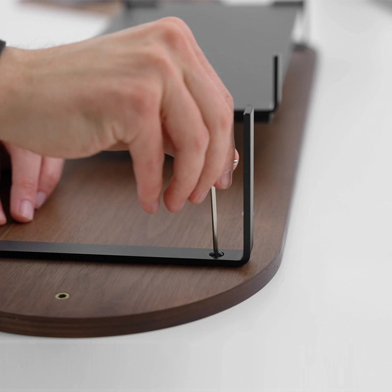 Desk Bundle Small Dual Walnuss