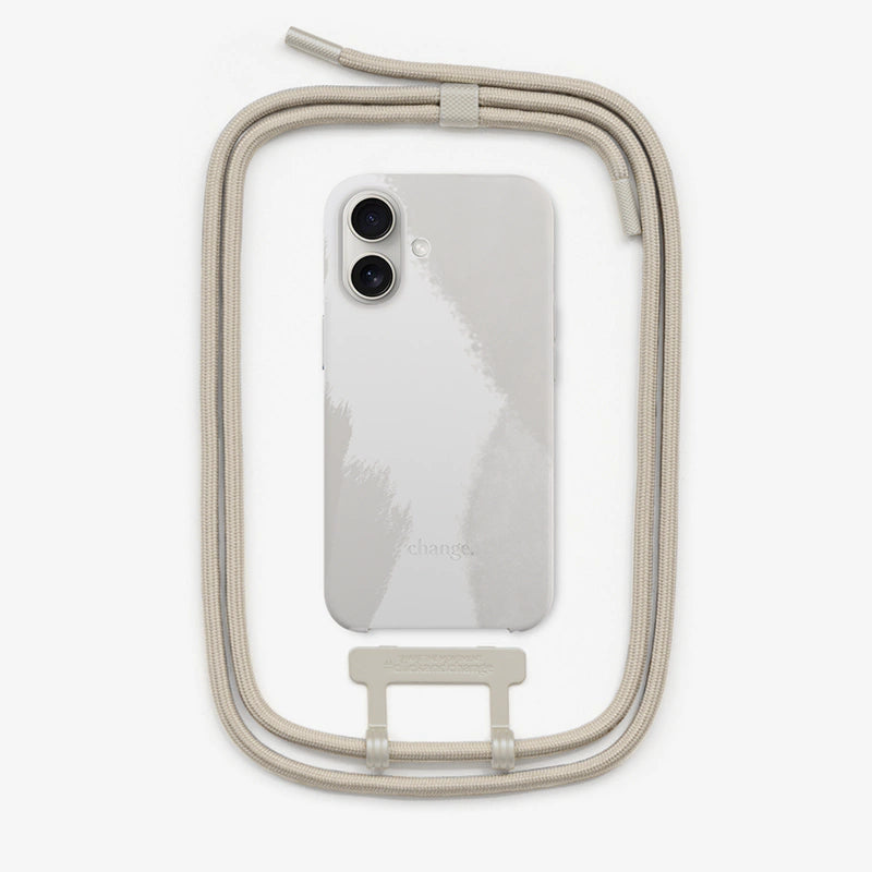 iPhone 16 Handykette Weiß