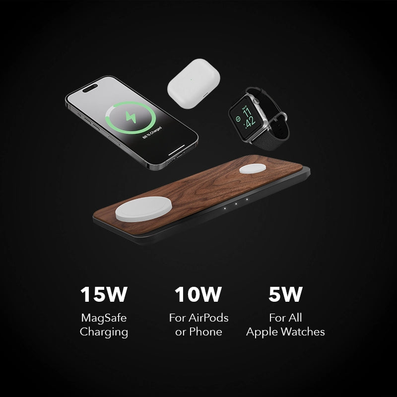 3-in-1 MagSafe & Apple Watch Charger