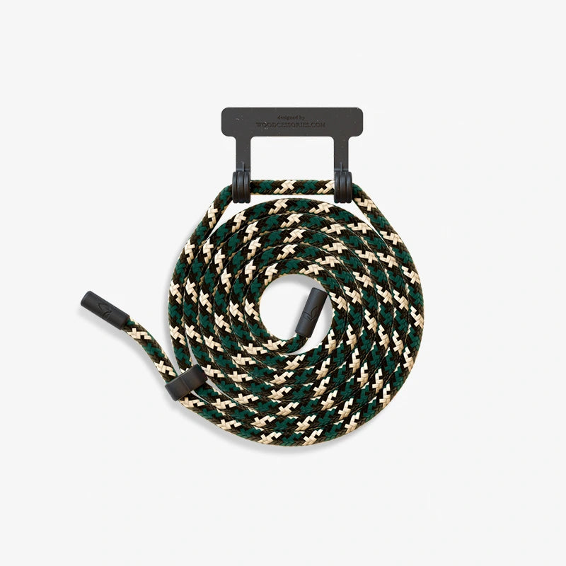 Austauschbare Handykette Grau Grün