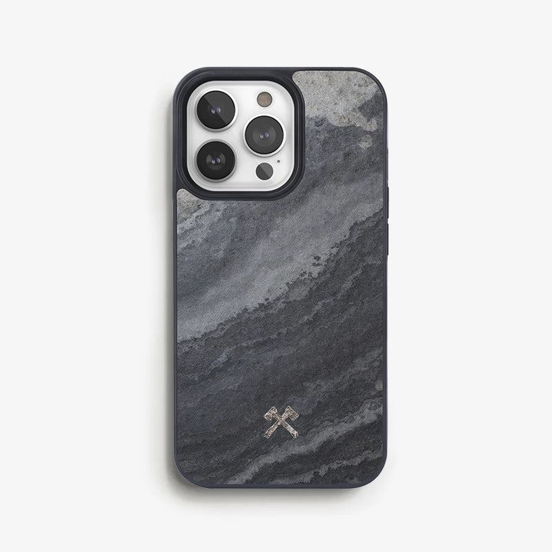 iPhone 13 Pro Stein Handyhülle Grau