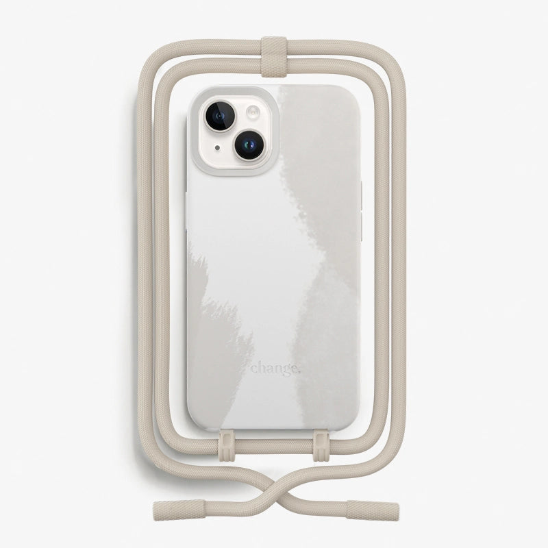 Handykette iPhone 15 Dove White