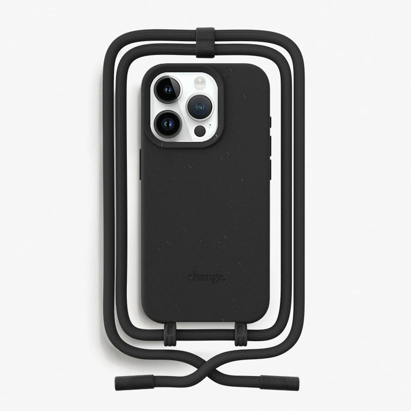 IPhone 15 Pro Handykette abnehmbar Schwarz