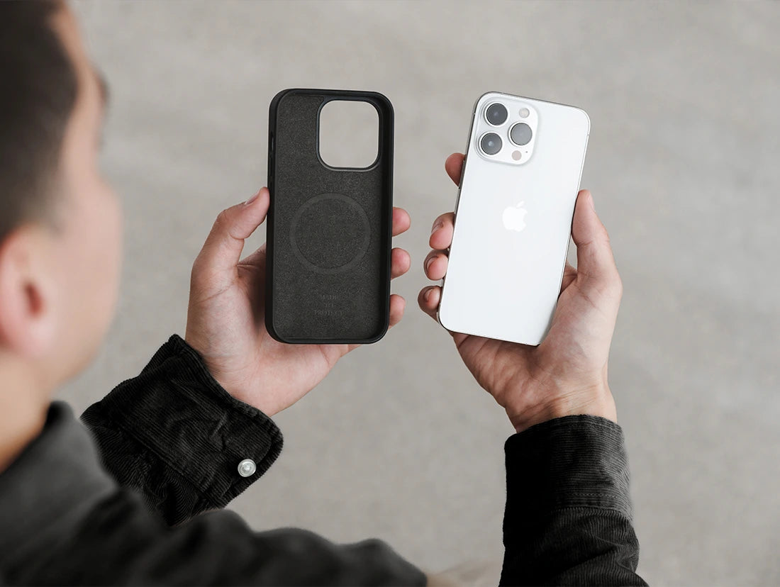 iphone 15 Handyhülle holz walnuss