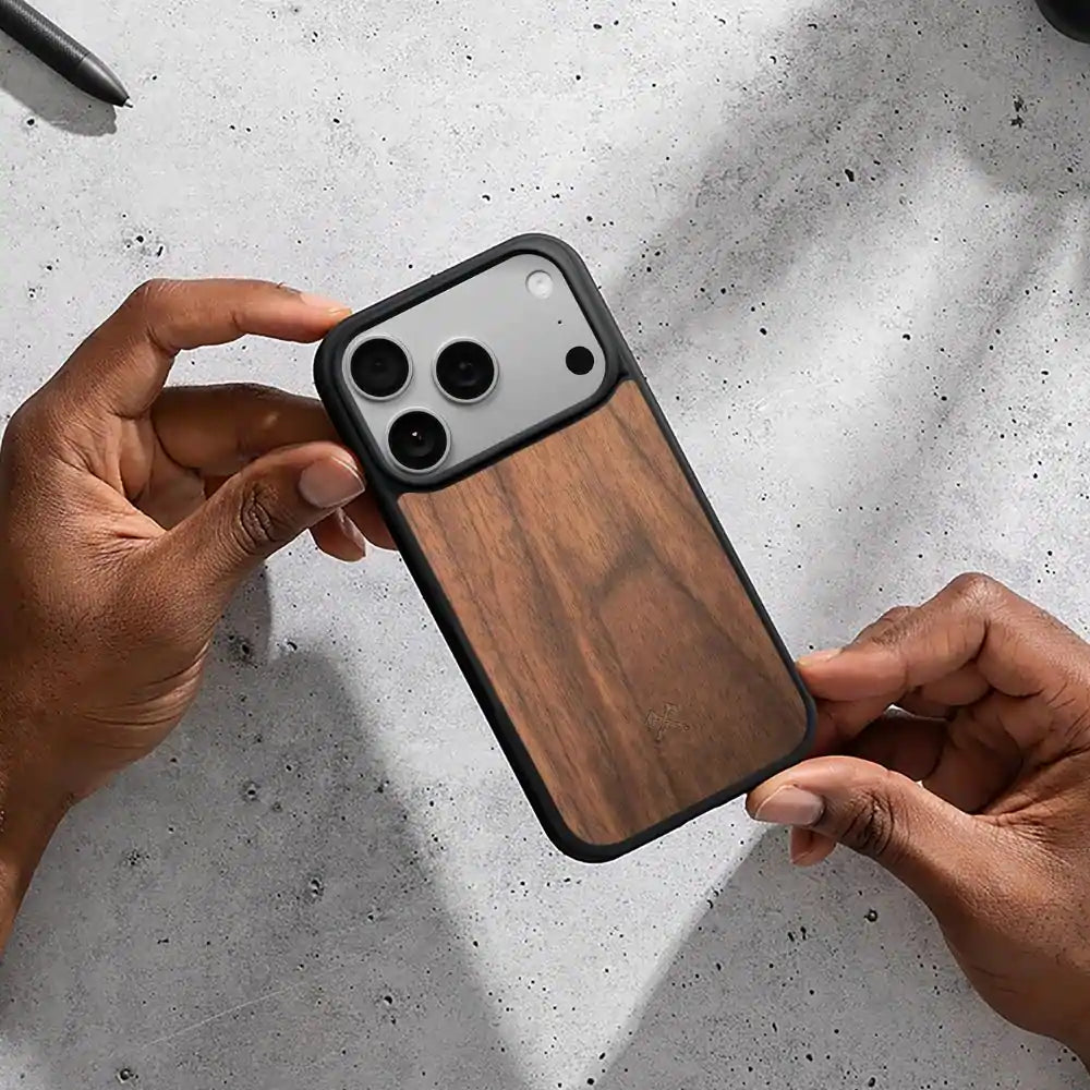 iPhone 17 Pro Hülle Walnuss mit MagSafe