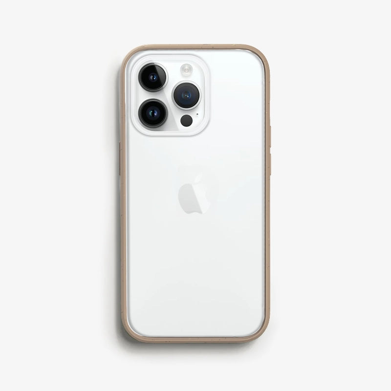 Iphone 14 Pro Max durchsichtige Handyhülle Braun
