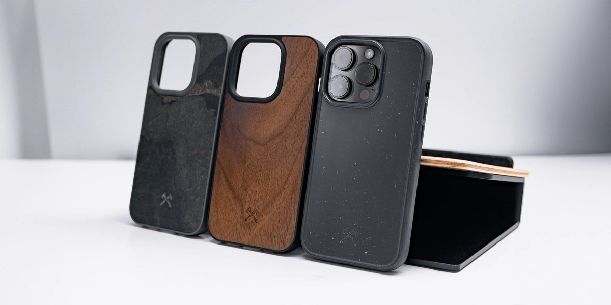iPhone Hüllen aus Holz Stein