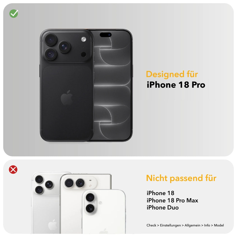 iPhone 18 Pro Hülle Walnuss mit MagSafe