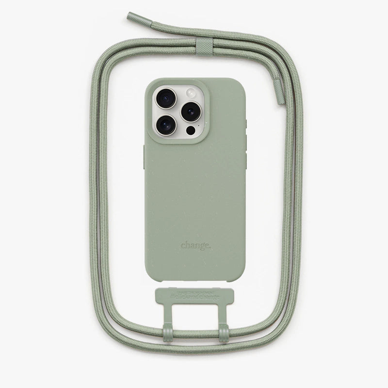 Sustainable necklace case, cell phone cases with strap Sustainable necklace case, cell phone cases with strap