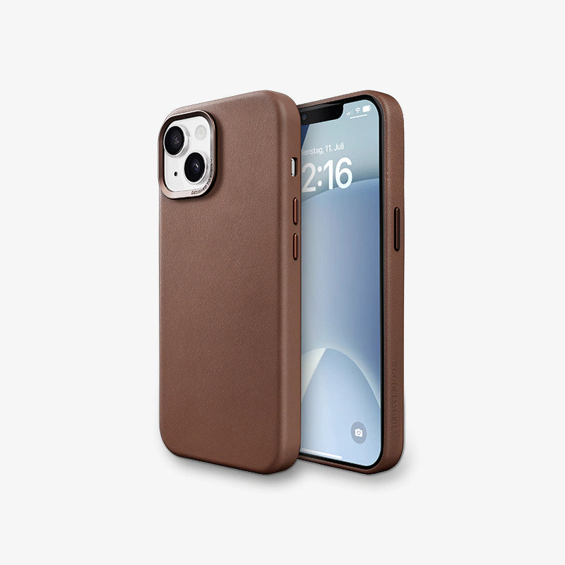 iPhone 15 Plus Hülle Leder Vegan