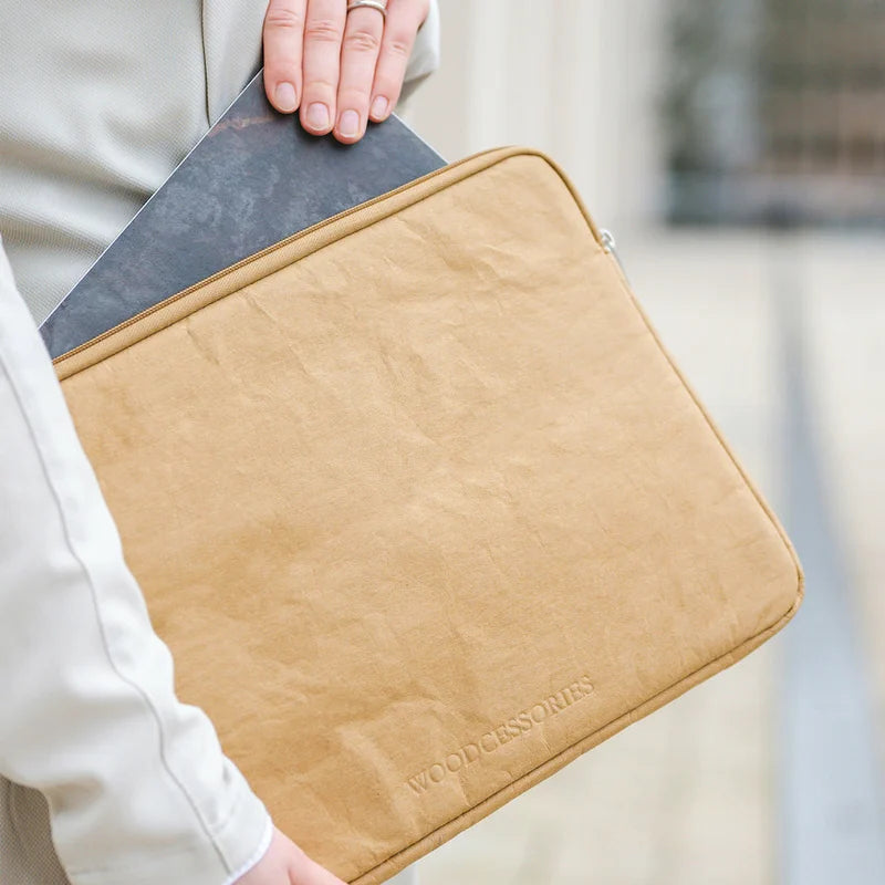 13“ Laptophülle aus Kraftpapier Nachhaltig Braun