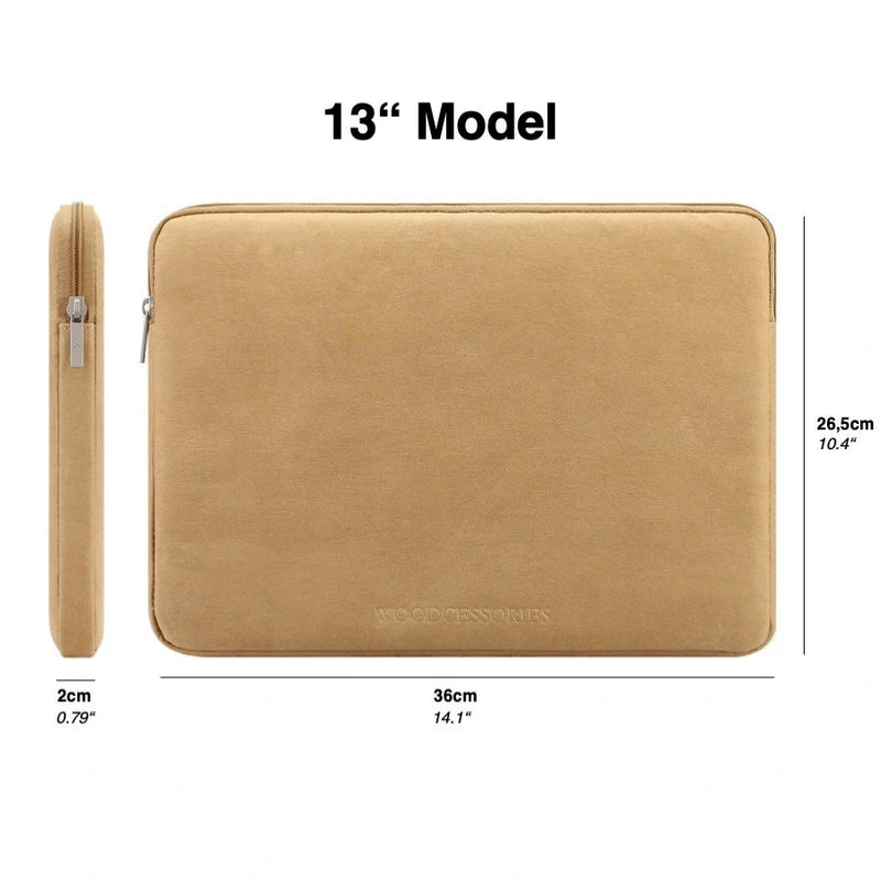 13“ Laptophülle aus Kraftpapier Nachhaltig Braun