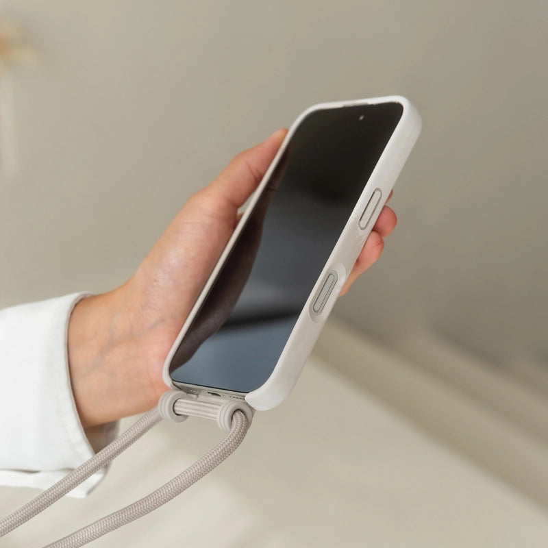iPhone 16 Handykette Weiß