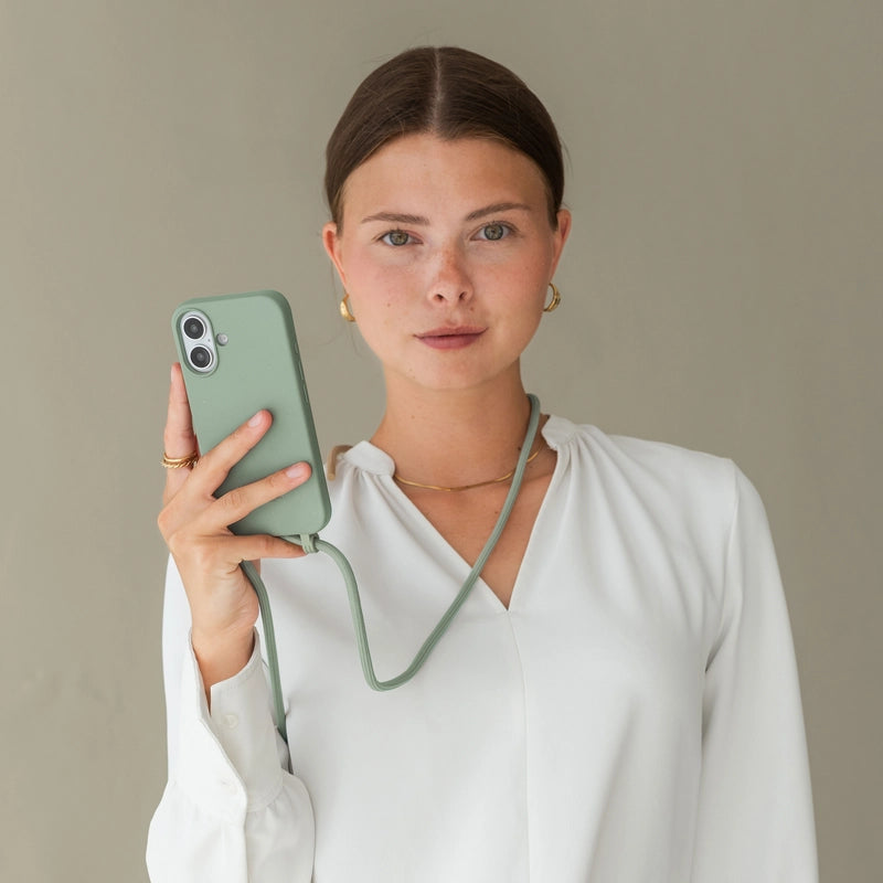 iPhone 16 Handykette Grün