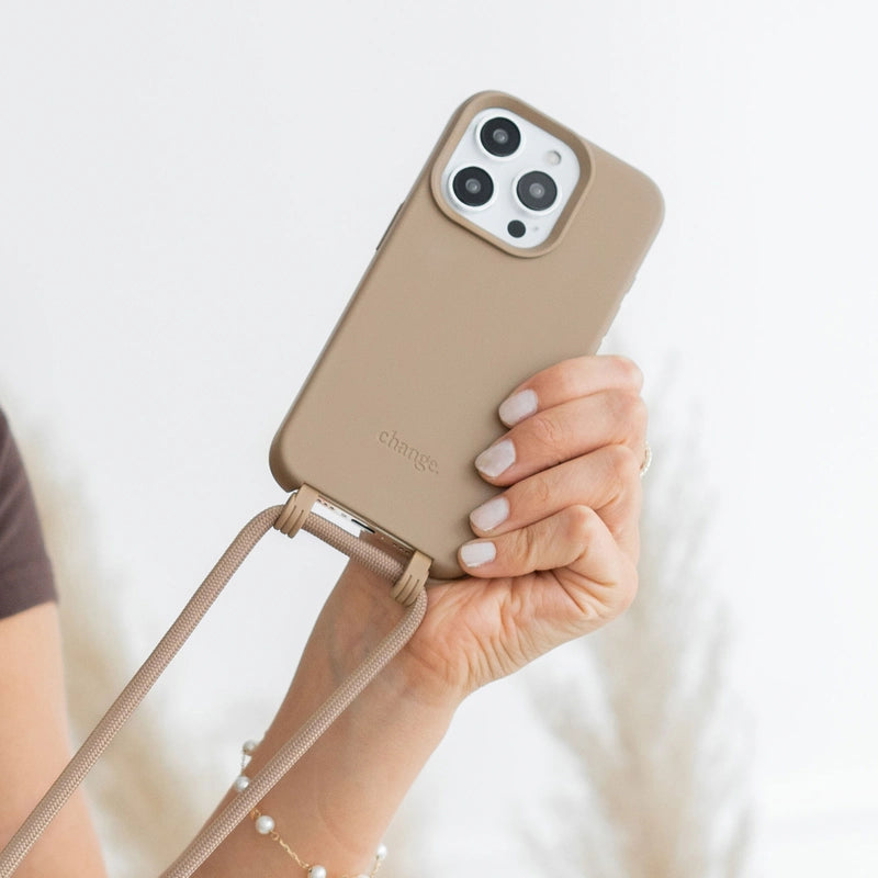 iPhone 16 Pro Handykette Taupe
