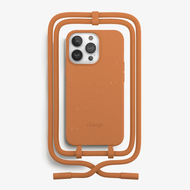 Iphone 13 Pro Handykette abnehmbar Orange
