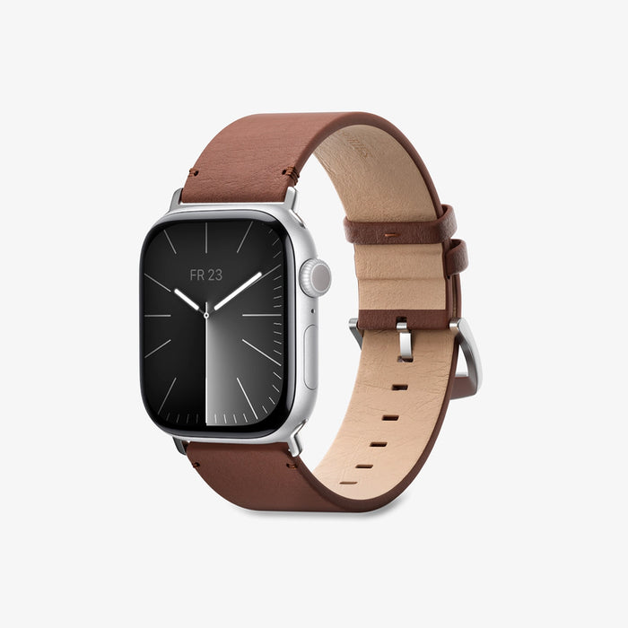 Woodessories - Apple Watch Bracelet Cuir Classic Taupe - 40/41/42mm
