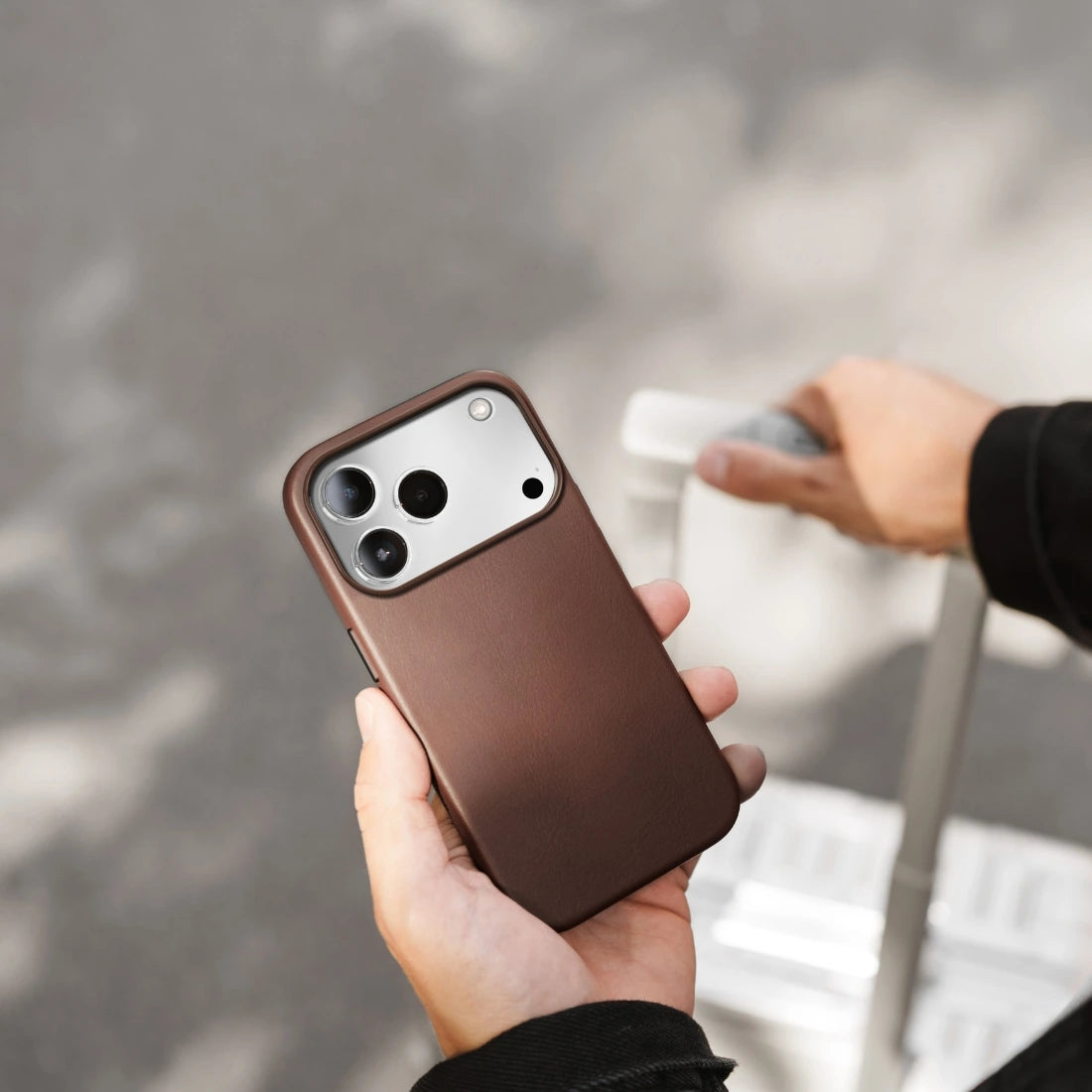 iPhone 18 Pro Case aus veganem Leder
