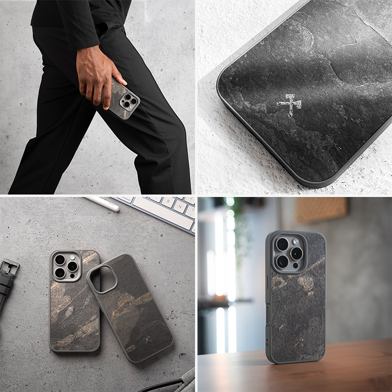 iPhone 18 Pro Bumper Case -Stone