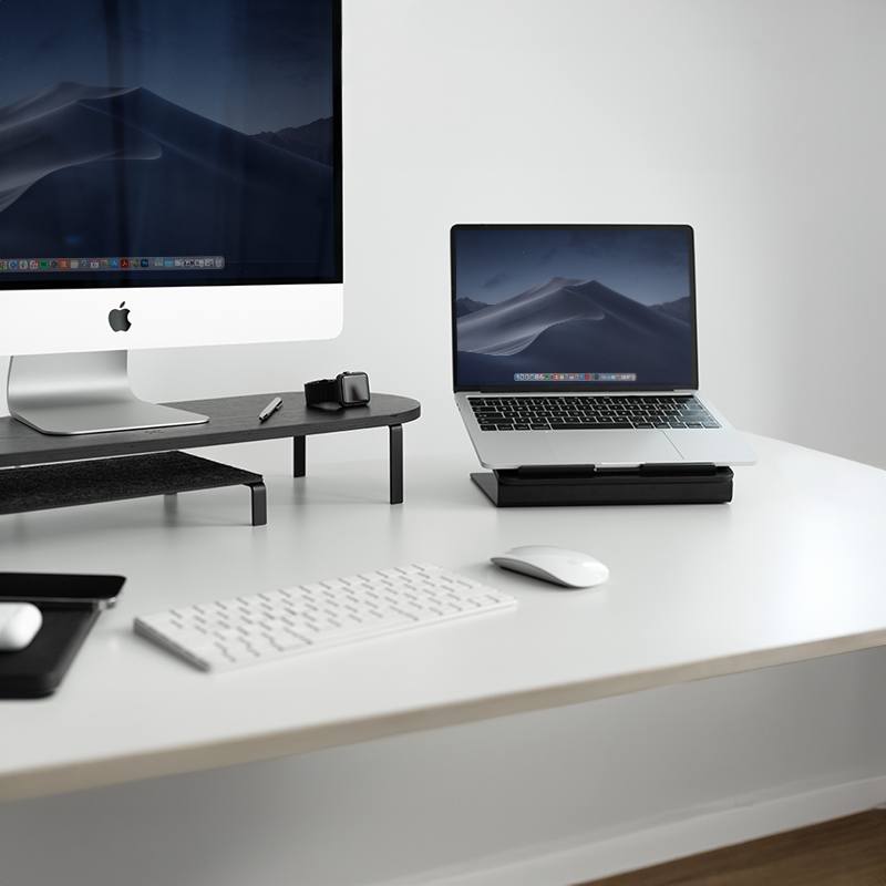 Laptop Stand + Monitor Stand Single Black Series
