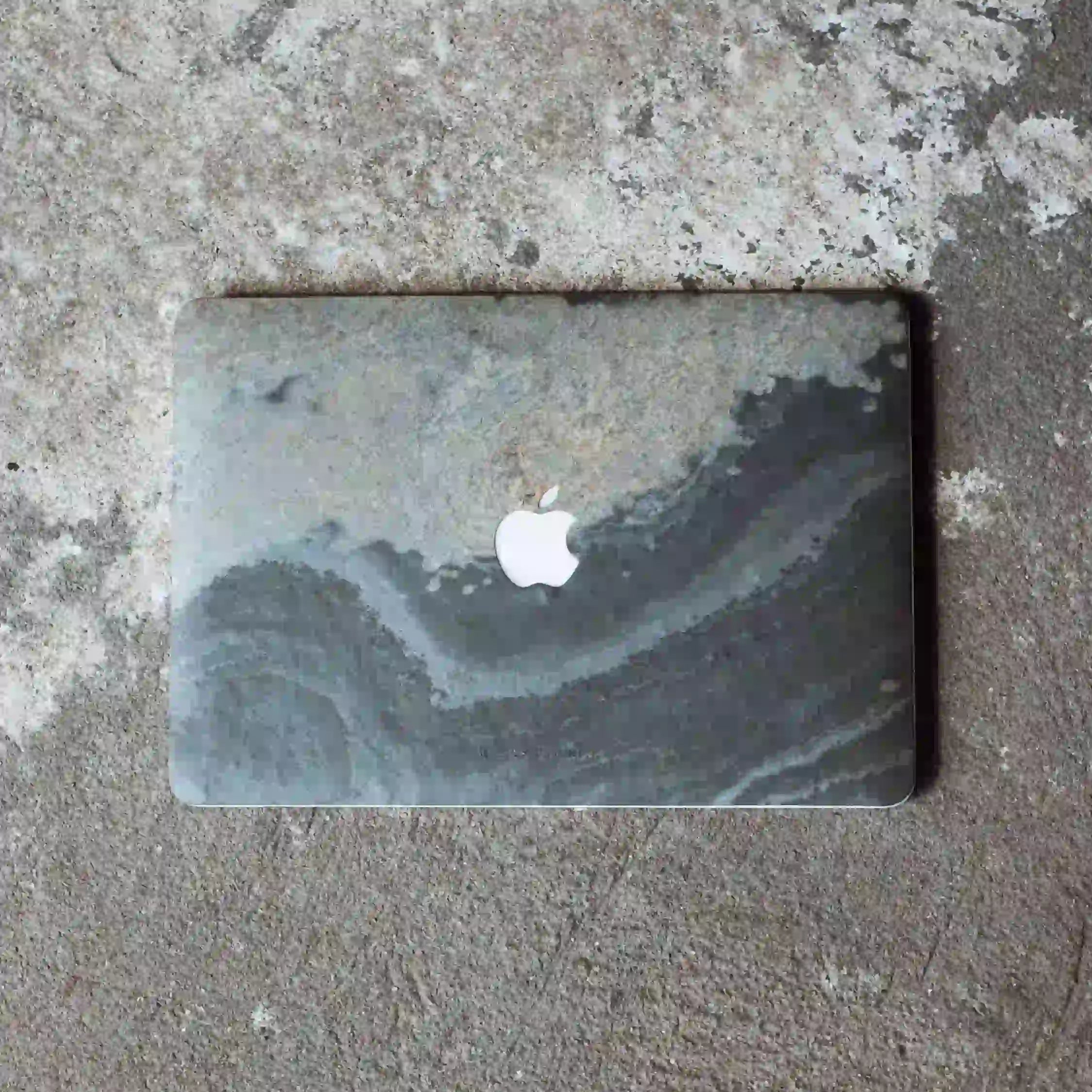 macbook cover folie stein