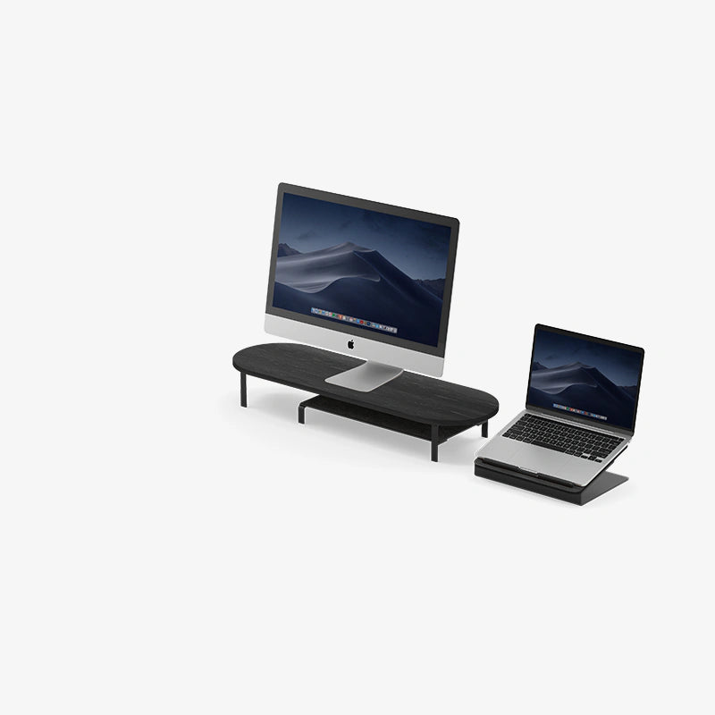 Laptop Stand + Monitor Stand Single Black Series