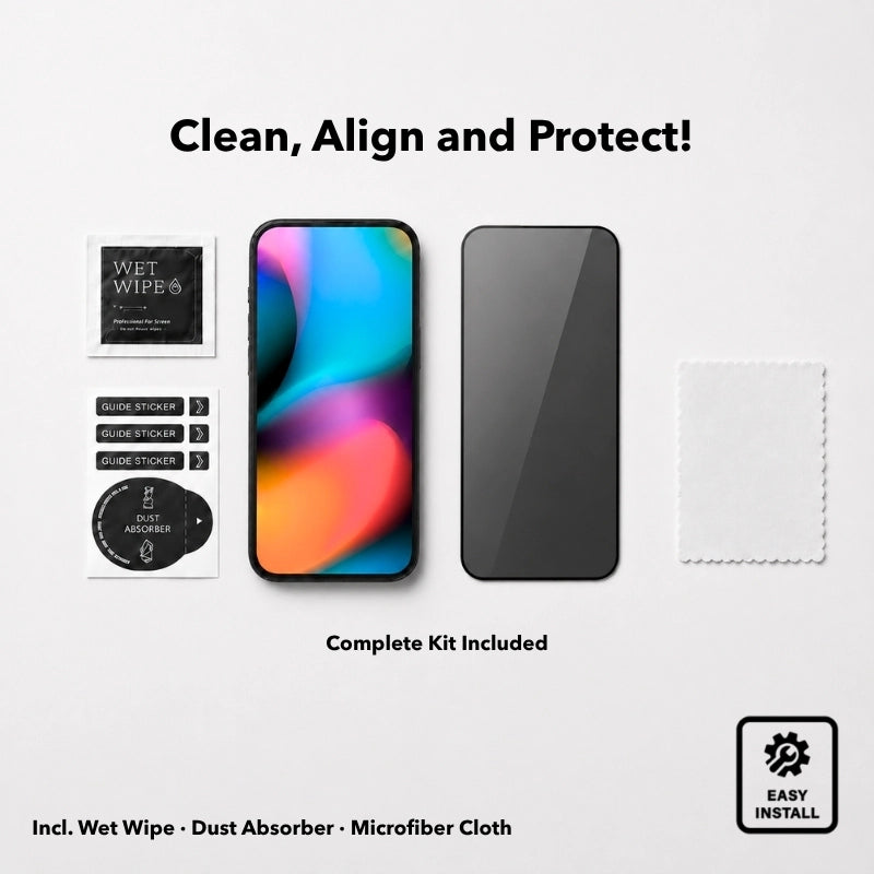 iPhone 17 Pro Panzerglas mit Blickschutz