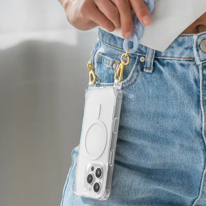 iPhone 15 Pro Handykette Durchsichtig MagSafe