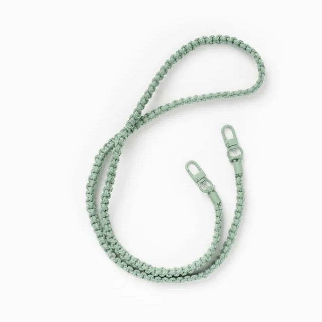 Abnehmbare Braided Kordel Jade Green
