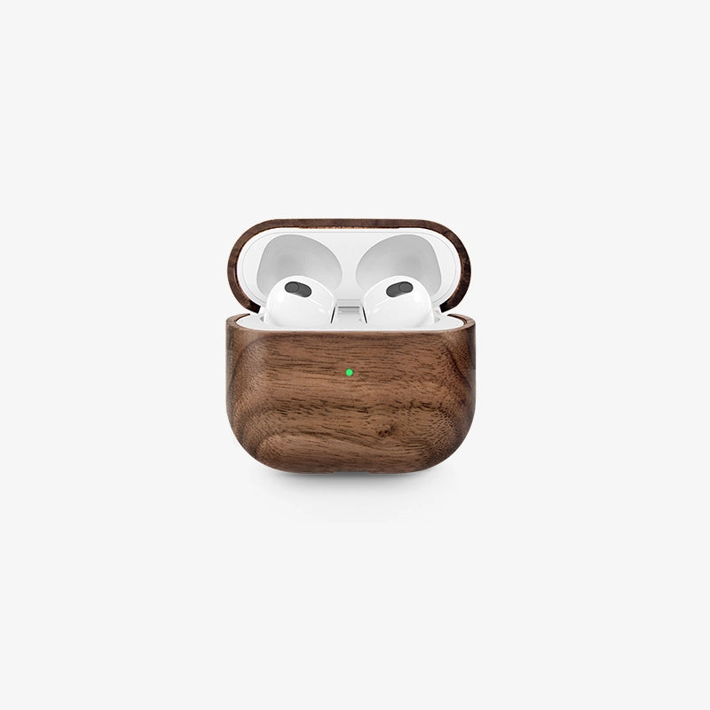 AirPods Hülle Holz Walnuss