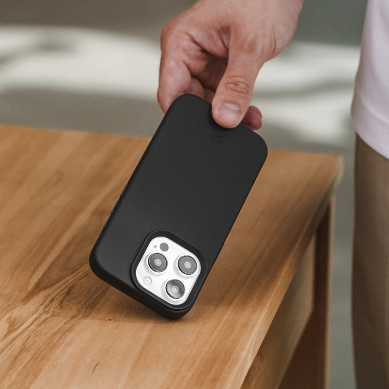 Iphone 15 Plus nachhaltige Bio MagSafe Handyhülle schwarz