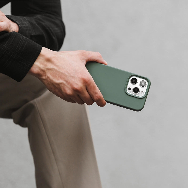 Iphone 15 Pro nachhaltige Bio Handyhülle gruen