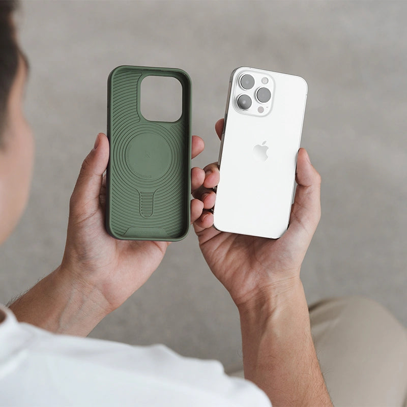 Iphone 15 Pro Max nachhaltige Bio Handyhülle gruen