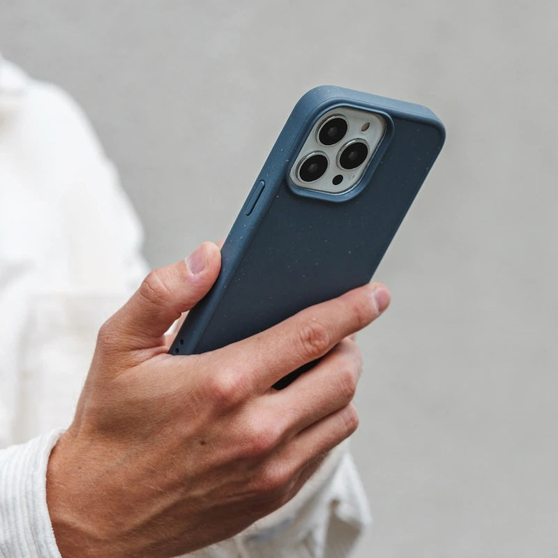 IPhone 14 Pro Handyhülle nachhaltig Navy Blau