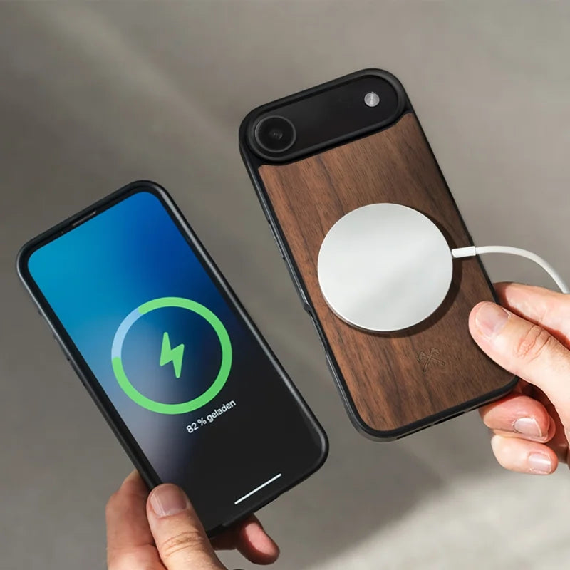 iPhone 17 Air Hülle Walnuss mit MagSafe