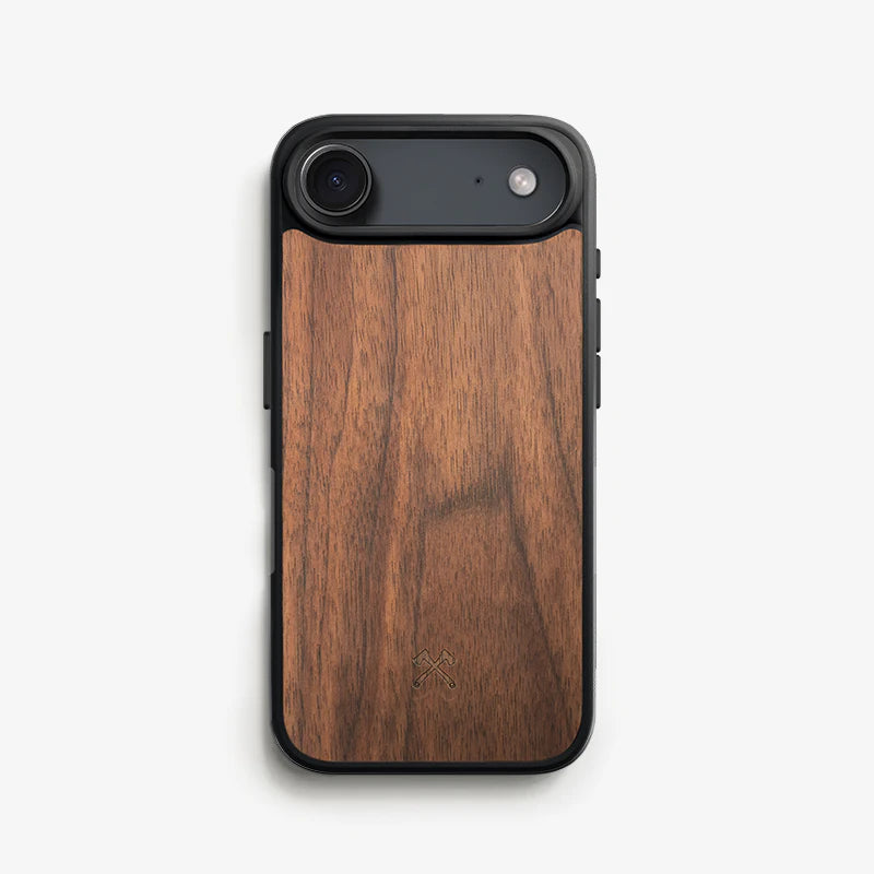 Woodcessories - MagSafe Bumper Case aus Holz - iPhone 17 Air - Walnuss