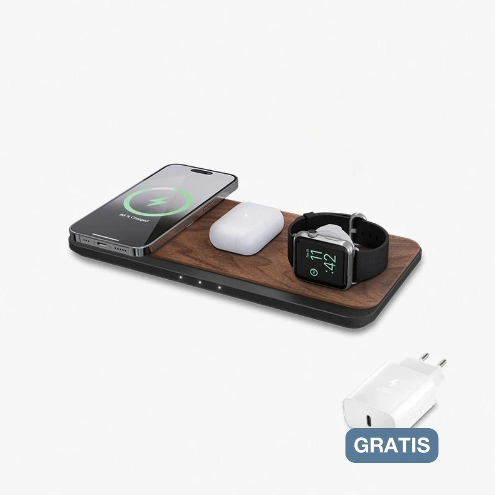 3-in-1 MagSafe & Apple Watch Charger & Netzteil