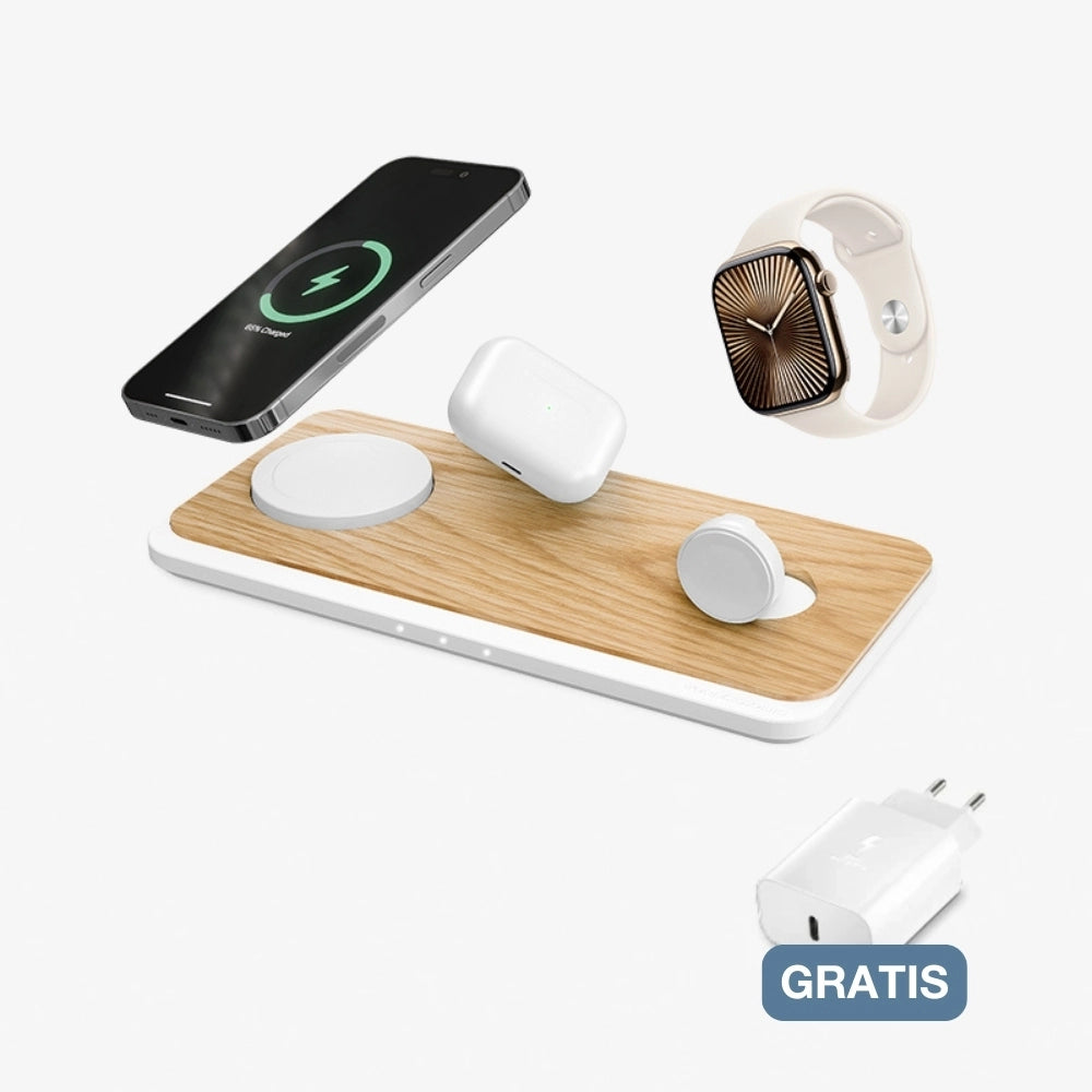 3-in-1 MagSafe & Apple Watch Charger & Netzteil